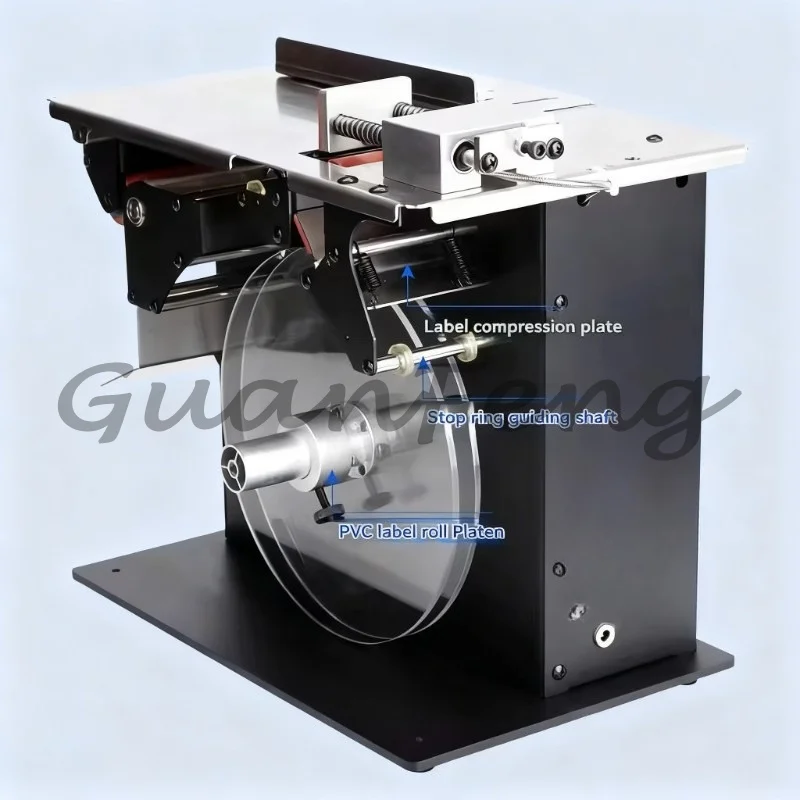 220V Carton 90° Corner Label Applicator, Right Angle Packaging Sticker Labeling Machine for Box Sealing