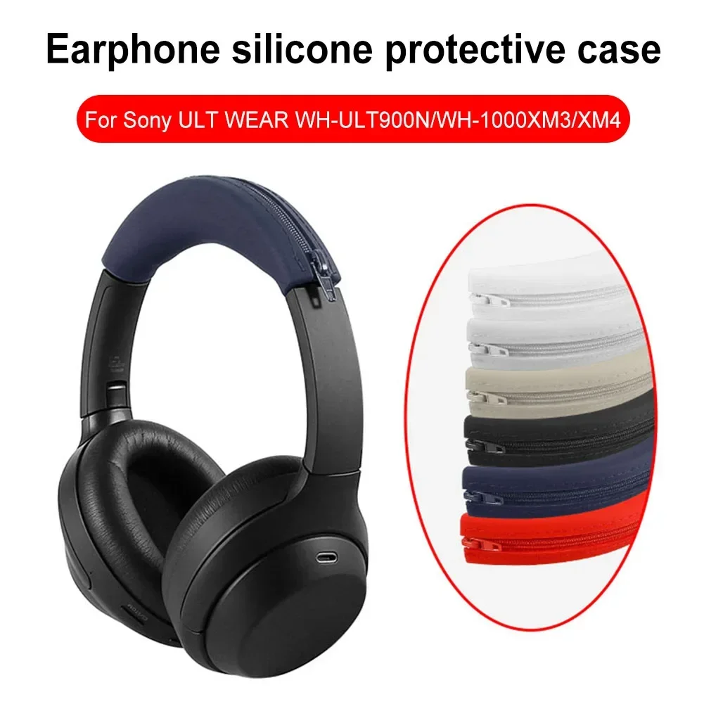 

Silicone Ear Pads Cushion Cover for Sony ULT WEAR WH-ULT900N/WH-1000XM3/XM4 Soft Earphone Protector Anti-Scratch Headphone,2/15