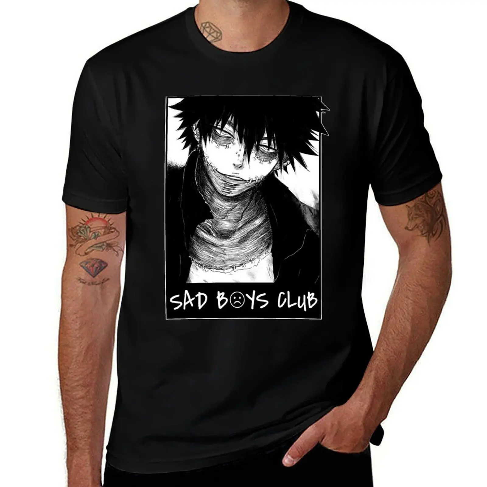 SAD BOYS CLUB (Dabi Blueflame) T-Shirt Sporty Casual Quick Dry T-Shirt