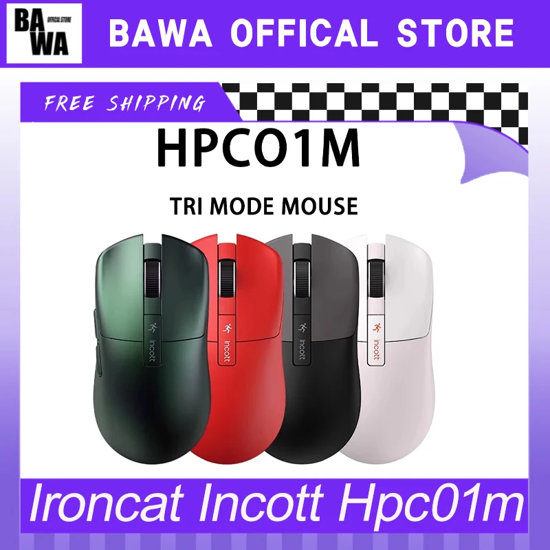 

Беспроводная легкая игровая Bluetooth-мышь Ironcat Incott Hpc01m