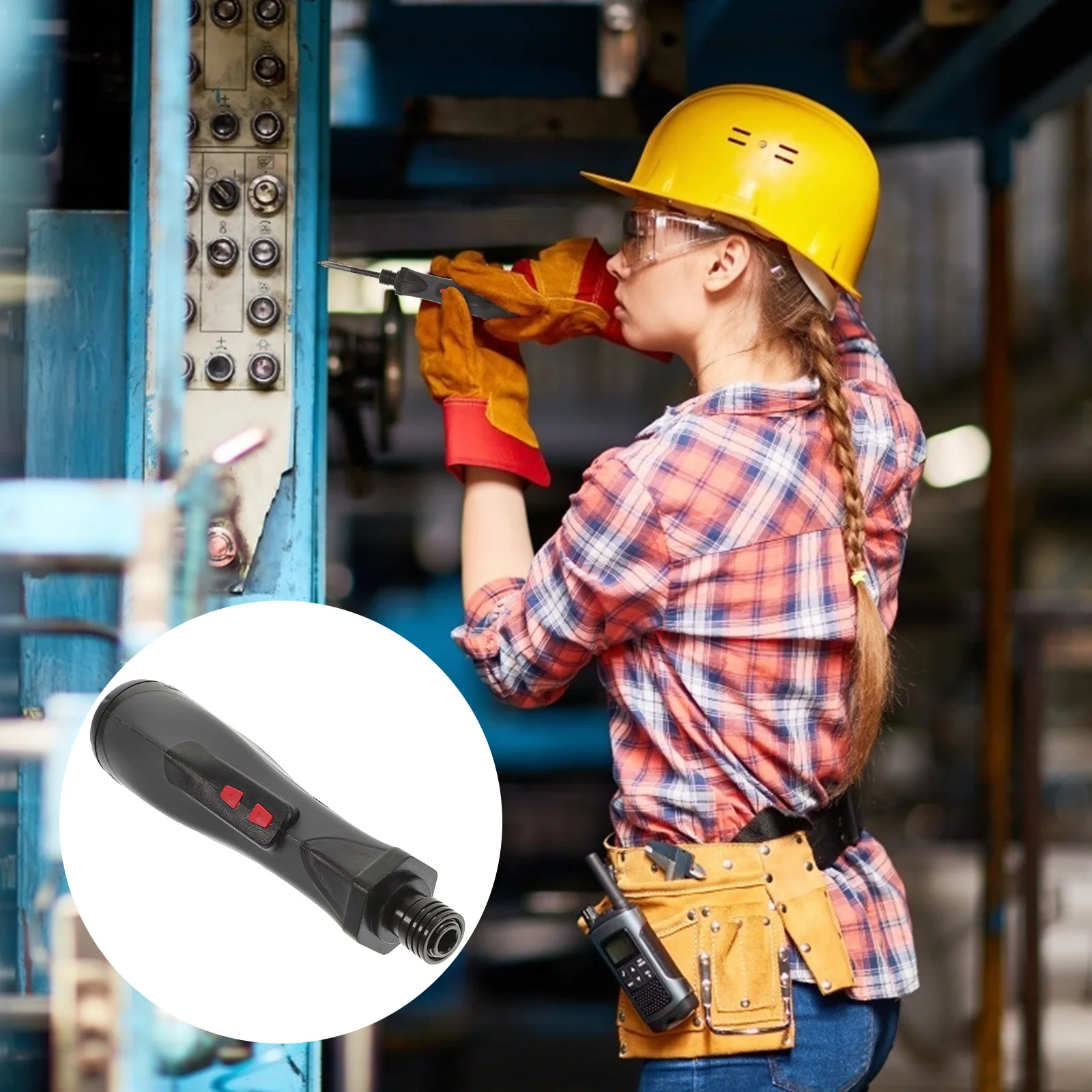 

Electric Screwdriver Precision Ergonomic Non-Slip Handle Durable Cordless Repair Tool Powered Home Appliance Electronics