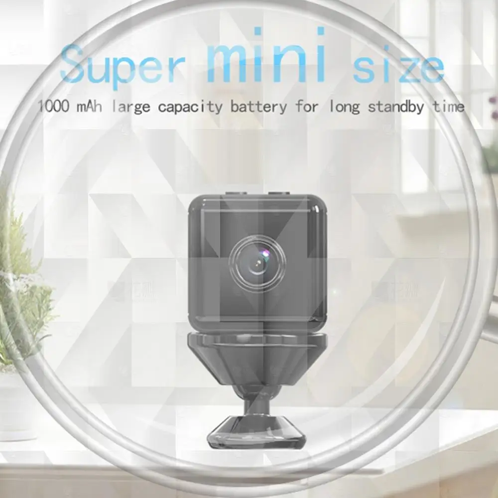 

Home Protection Camera Night Vision WiFi Network Surveillance Camera Motion Detection Alarm for Home Room Car