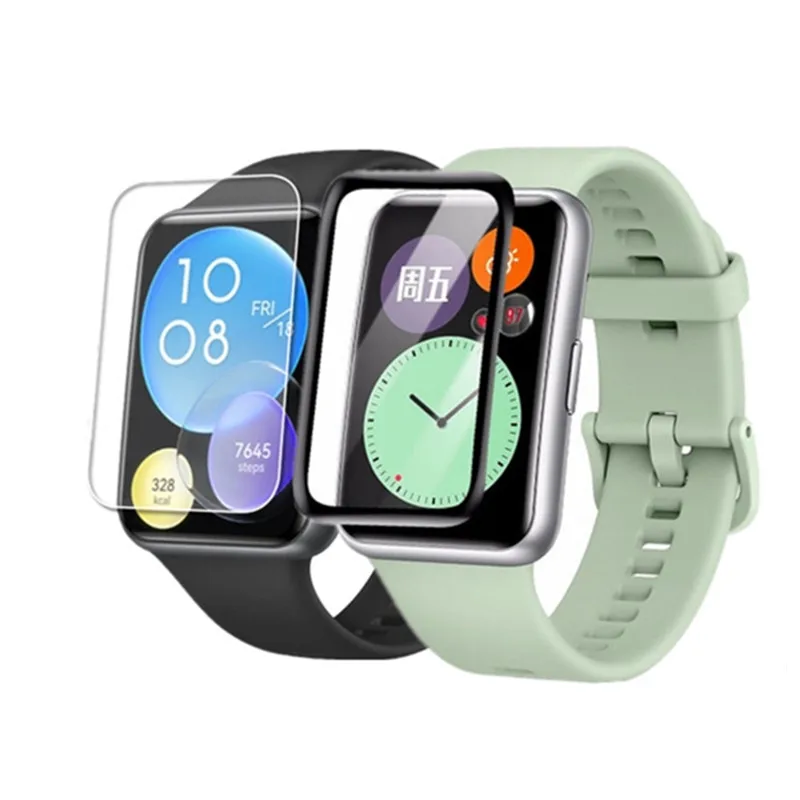 2 шт., Гидрогелевая Защитная пленка для Huawei Watch Fit 2