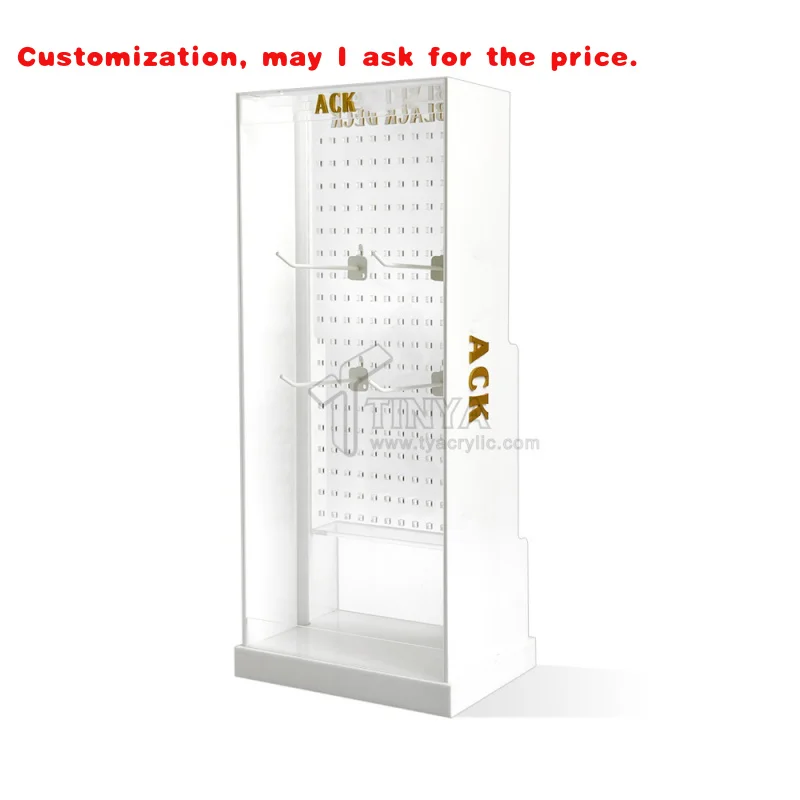 custom.New Launching Mobile Phone Accessories Display Stand Counter Display with LED Light Shop