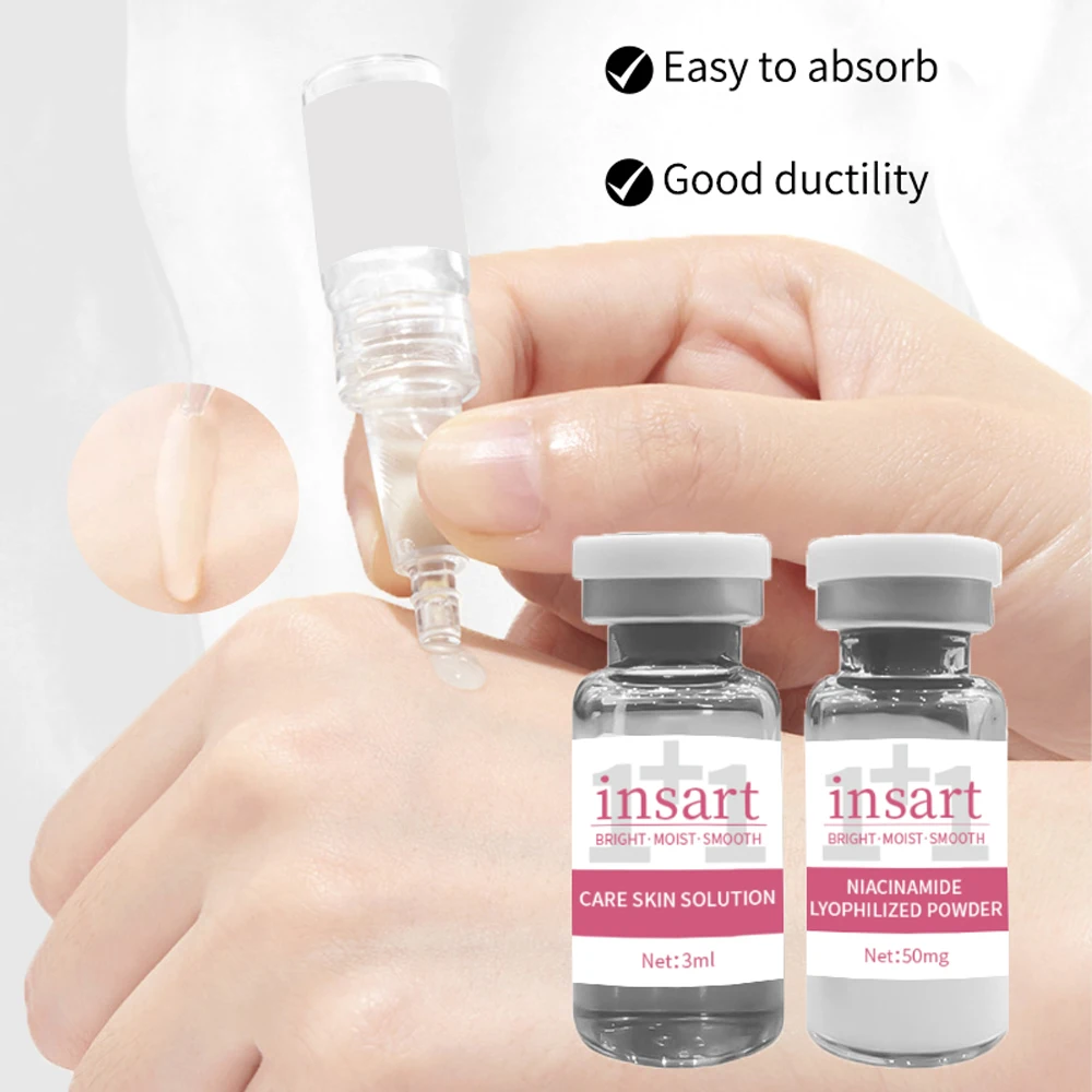 1 Box/10Pcs of Nicotinamide Freeze-Dried Powder Set Skincare Set Moisturizing Gift for Women