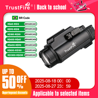 Trustfire GM35 Tactical LED Flashlights Mini Pistol Lights 1350Lumens USB Rechargeable Quick Release Handgun 1913/GL Rail