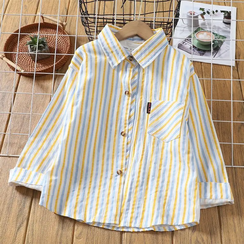 Boys Baby's Kids Blouse Coat Jacket Outwear Cotton 2024 Charming Spring Autumn High Quality Teenagers Overcoat Children's Clothi