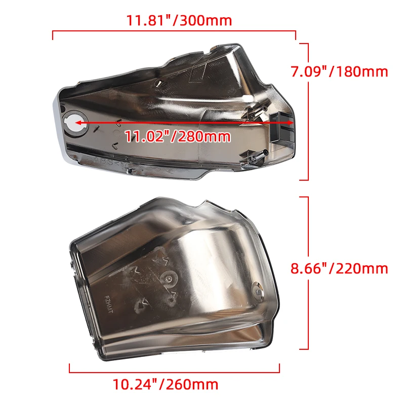 Motorcycle 1 Pair Fairing Side Cover Protector Battery Cover Chrome For Yamaha Dragstar Vstar XVS1100 Classic Custom 1999-2011