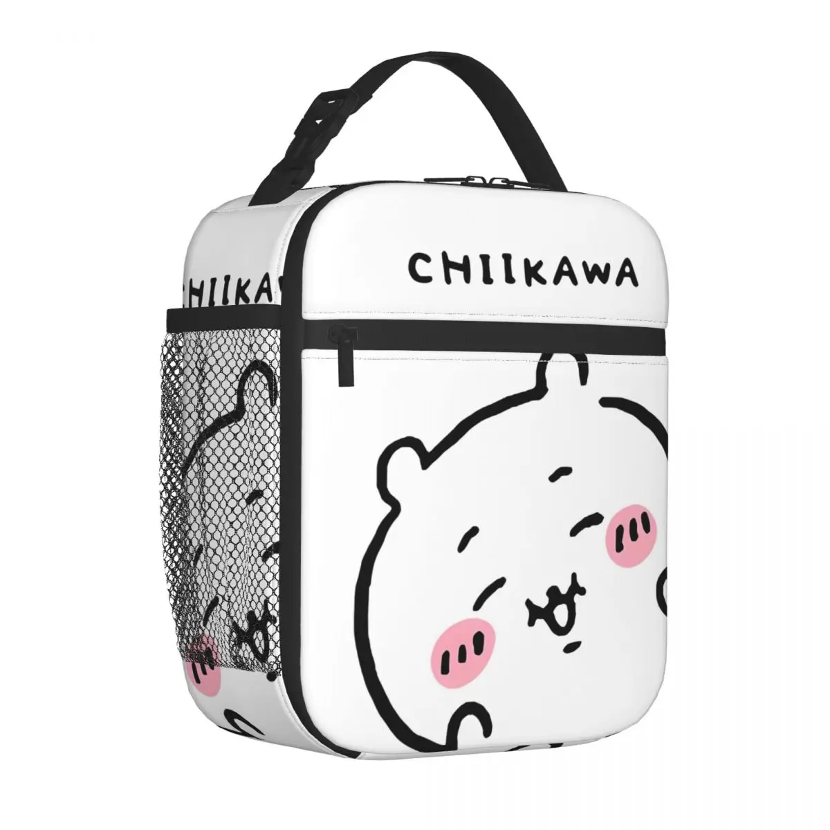 Peek A Boo Chiikawa Hachiware Usagi Insulated Lunch Bags Cooler Lunch Container Large Lunch Box Tote Food Handbags Beach Picnic