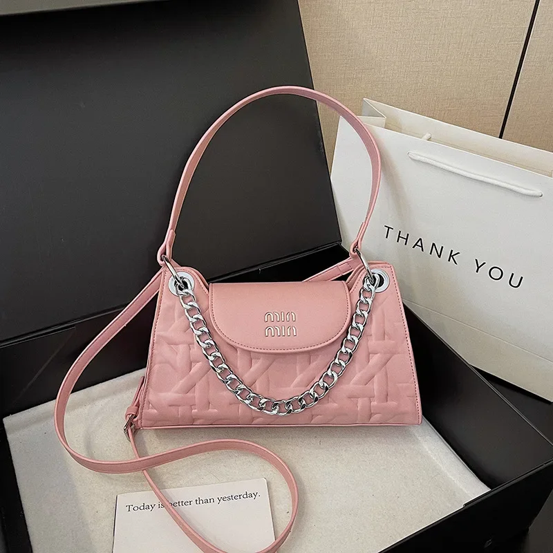 

2025 New Premium Textured Mini Bag Adjustable Chain Strap Convertible Crossbody Shoulder Bag for Women Day To Night Essentials