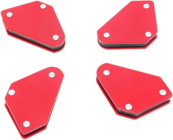 4 Tam Giác Hàn Định Vị, 9Lb Từ Hàn Đỡ Cường Lực Mạnh Mẽ Góc Cố Định Hàn Định Vị Kẹp Dụng Cụ,