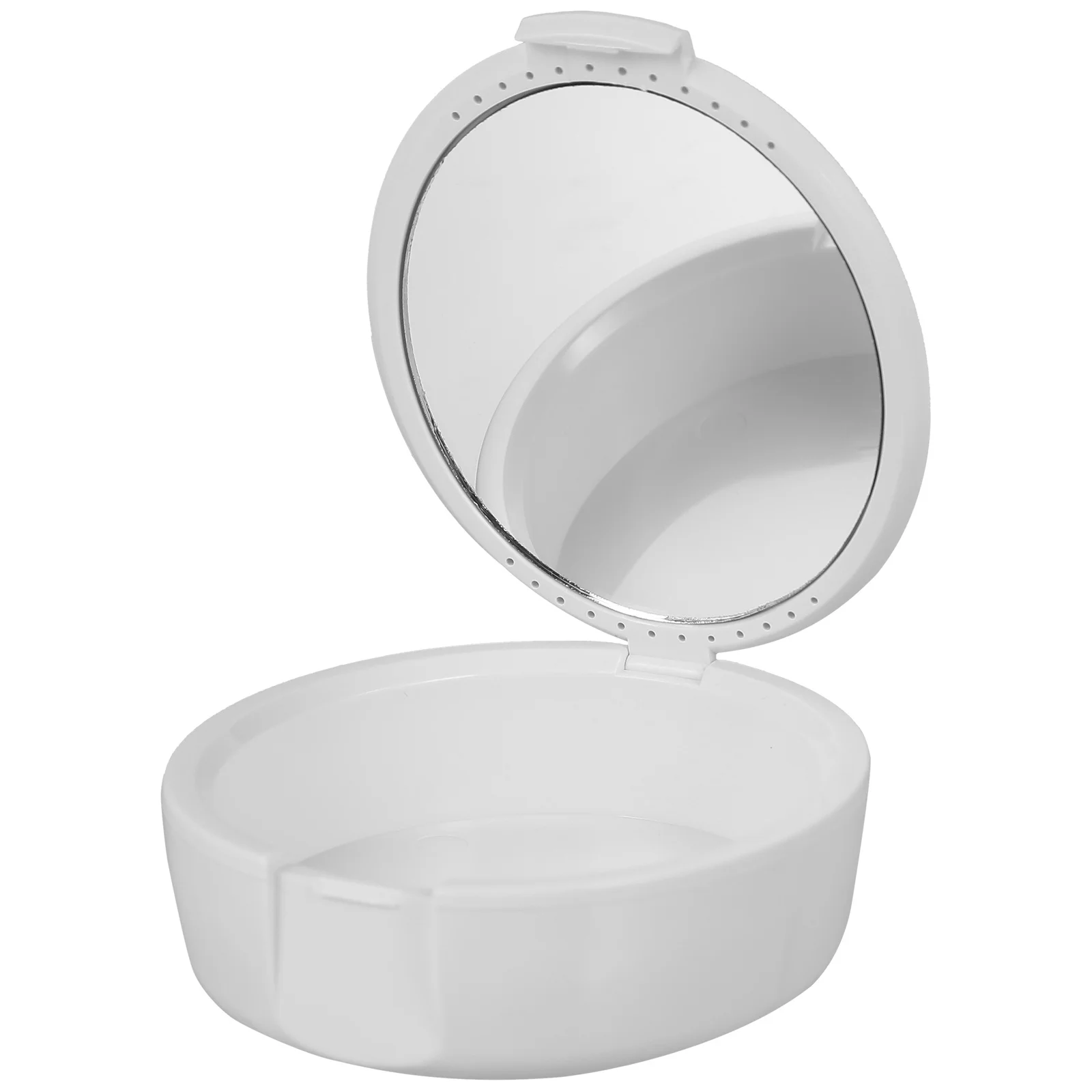 False Teeth Storage Case Denture Container with Smooth Finish Safe Carrying Solution for Artificial Tooth Protection and