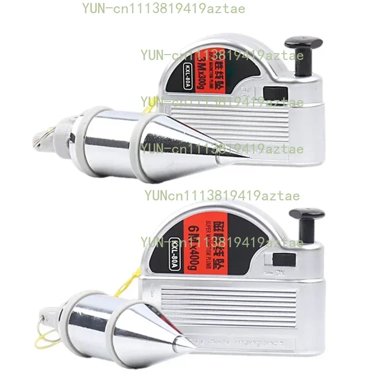 Practical Plumb Bob Line Vertical Leveling Test Measuring Tool for 3m 6m Wear-resistant and Durable Nylon Thread