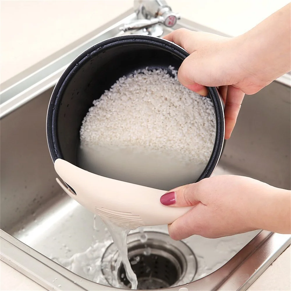 1/5PCS Multifunctional Rice Scoop Easy And Convenient Speed Up Stirring White Beige Kitchen Bar Supplies Kitchen Rice Spoon