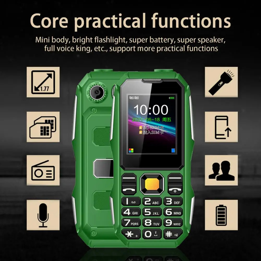 الأسرة رقم واحد الاتصال الهاتفي العالمي زر لوحة المفاتيح هاتف صغير لكبار السن