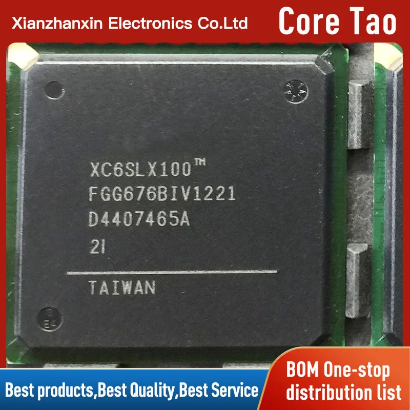 1pcs/lot XC6SLX100-FGG676 XC6SLX100-FG676 XC6SLX100 BGA ic chips in stock