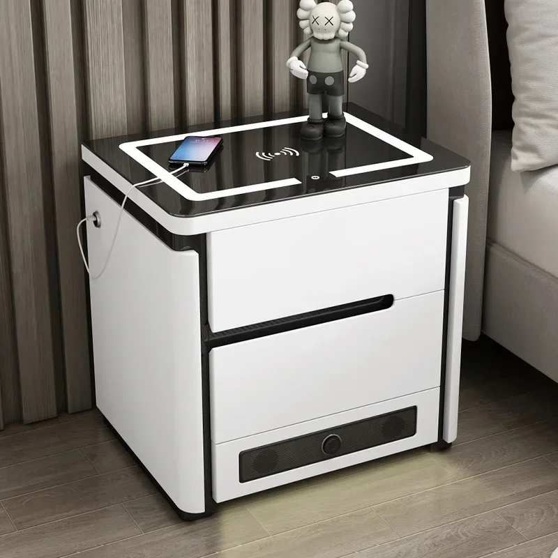 2025 New End Comfortable Corner Night Table Fashion Nordic Massage Luxury Cheap Filing Dressing Wall Mute Comodini - Image 5