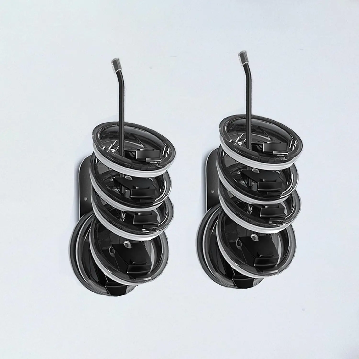 2 Pcs Adhesive Paper Towel Holder SUS304 Stainless Steel Kitchen Tissue Roll Holder Wall Mounted Paper Holder Under Kitchen Cabinet for Shower Bathroom