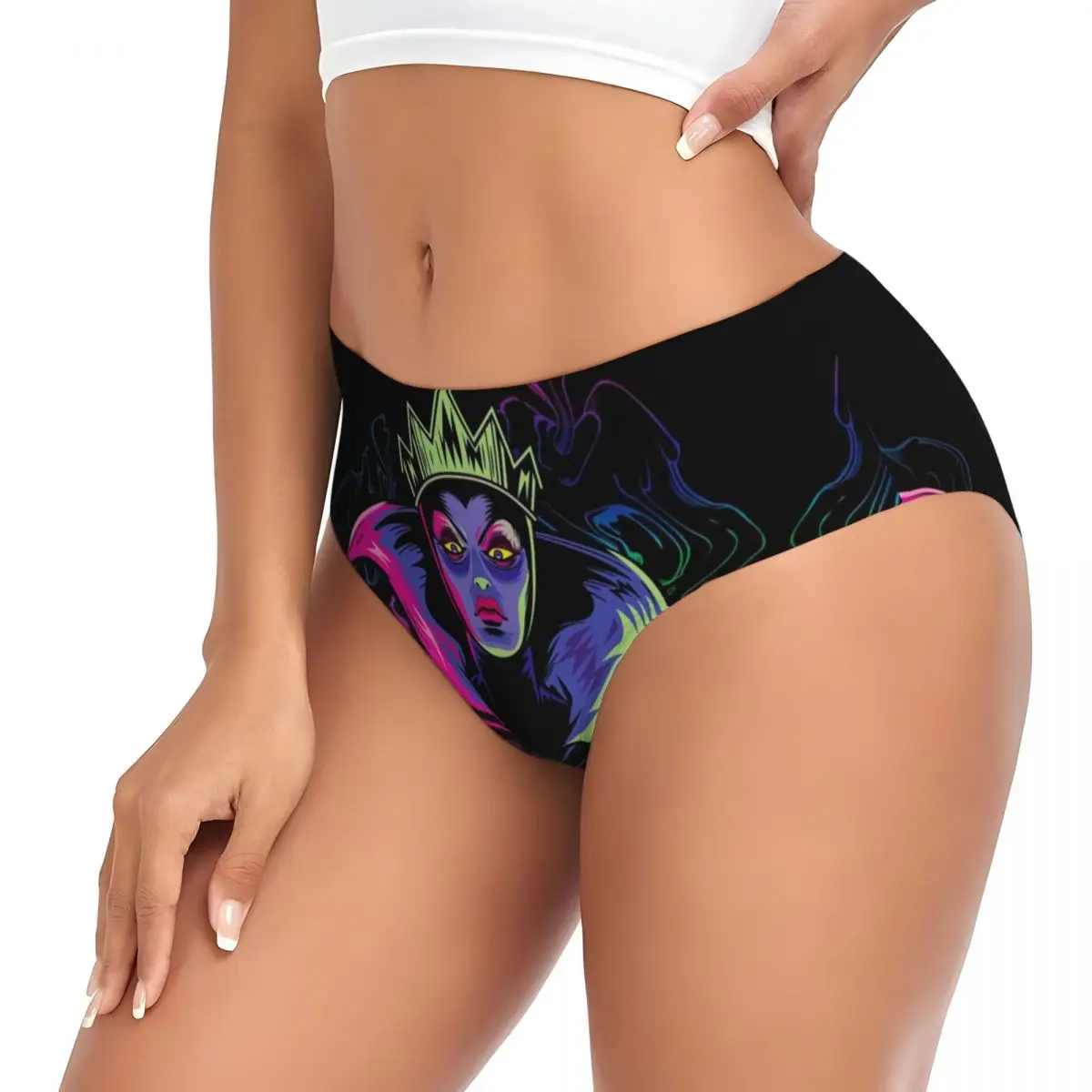 Custom Womens Villains Women Magic Mirror Panties Breathable Briefs Underwear