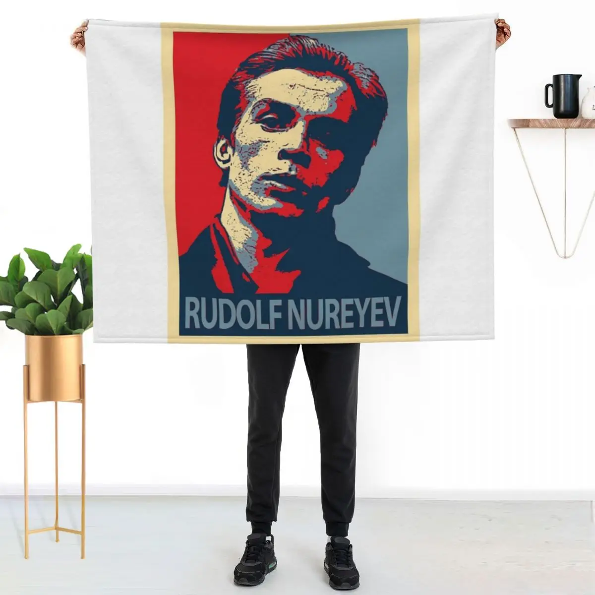 Rudolf Nureyev Throw Blanket Thin Hairys Polar Kid'S Soft Summer Blankets