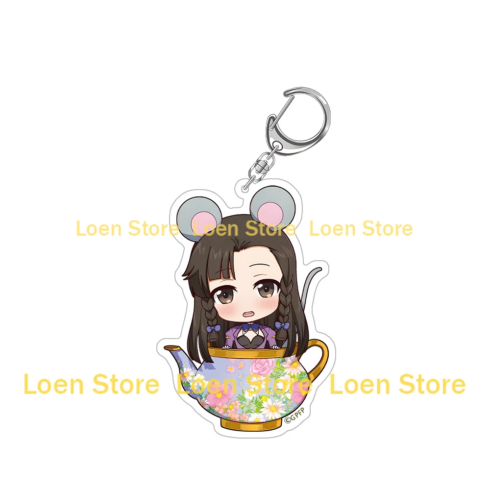 الفتيات وبانزر كاتيوشا كي ماري إريكا إيتسومي كاتيوشا أنشوفي ميكا أليس في بلاد العجائب Ver سلسلة مفاتيح مصنوعة من الأكريليك قلادة ديكور