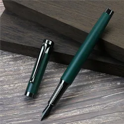 0.5mm Black Knight fountain pen F Tip All metal copper pen holder