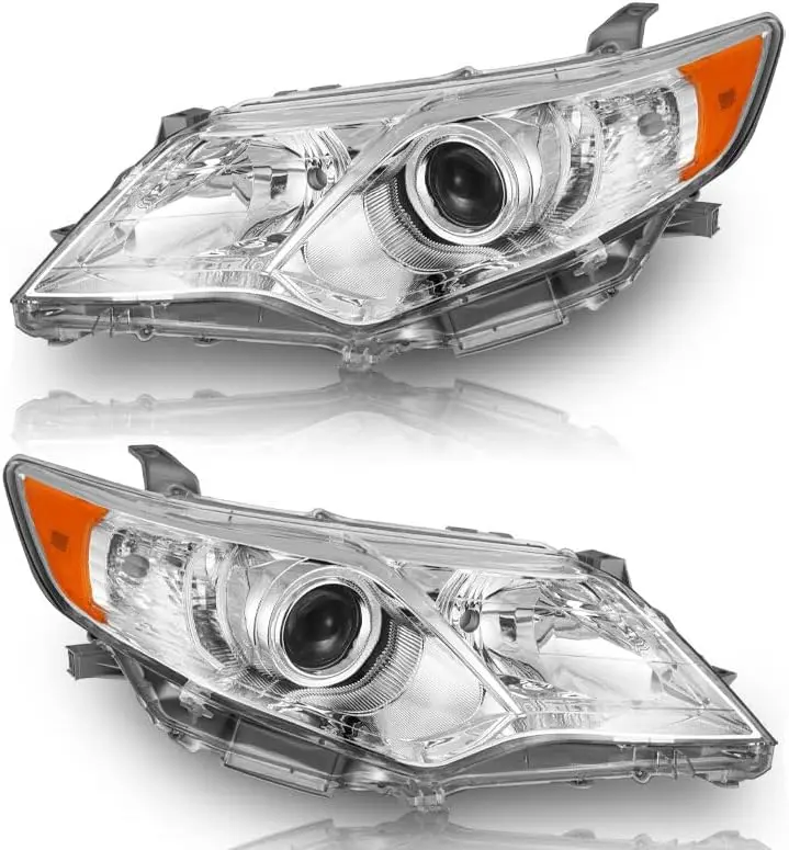 

Фары, совместимые с Toyota Camry L/Se/Le/Xle/Hybrid 2012-2014, фара в сборе для 12 2013 14 Camry Chrome, корпус Ambe