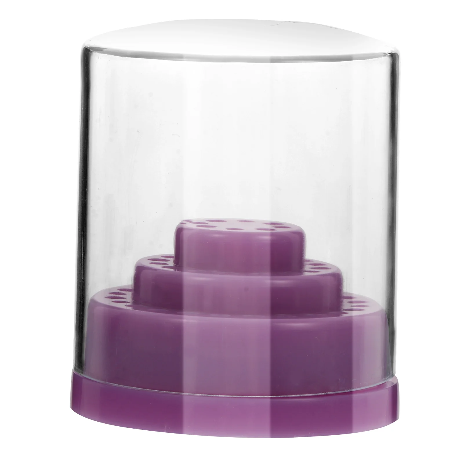 مسمار مثقاب الخشب المنظم صندوق تخزين شفاف لصالون المنزل Diy بها بنفسك الاكريليك عرض موقف حامل حافظة مسمار الفن الممارسة #1