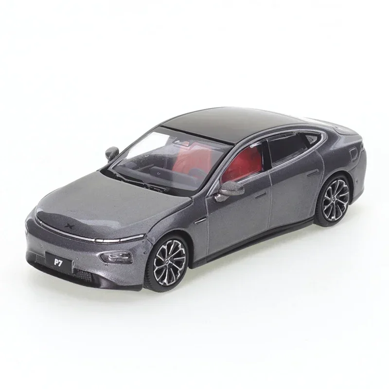 XCarToys 1/64 XPENG P7i G9 X9 Samochód Zabawki Stop Metalowe Pojazdy Model Odlewany Metalowy Prezent Świąteczny dla Dzieci Zabawki dla Chłopców