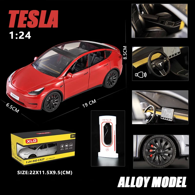 

1:24 Alloy Model Car Diecast Metal Exquisite Toys High Simulation Sound Light Pull Back Hot Wheels Kid Birthday Christmas Gifts