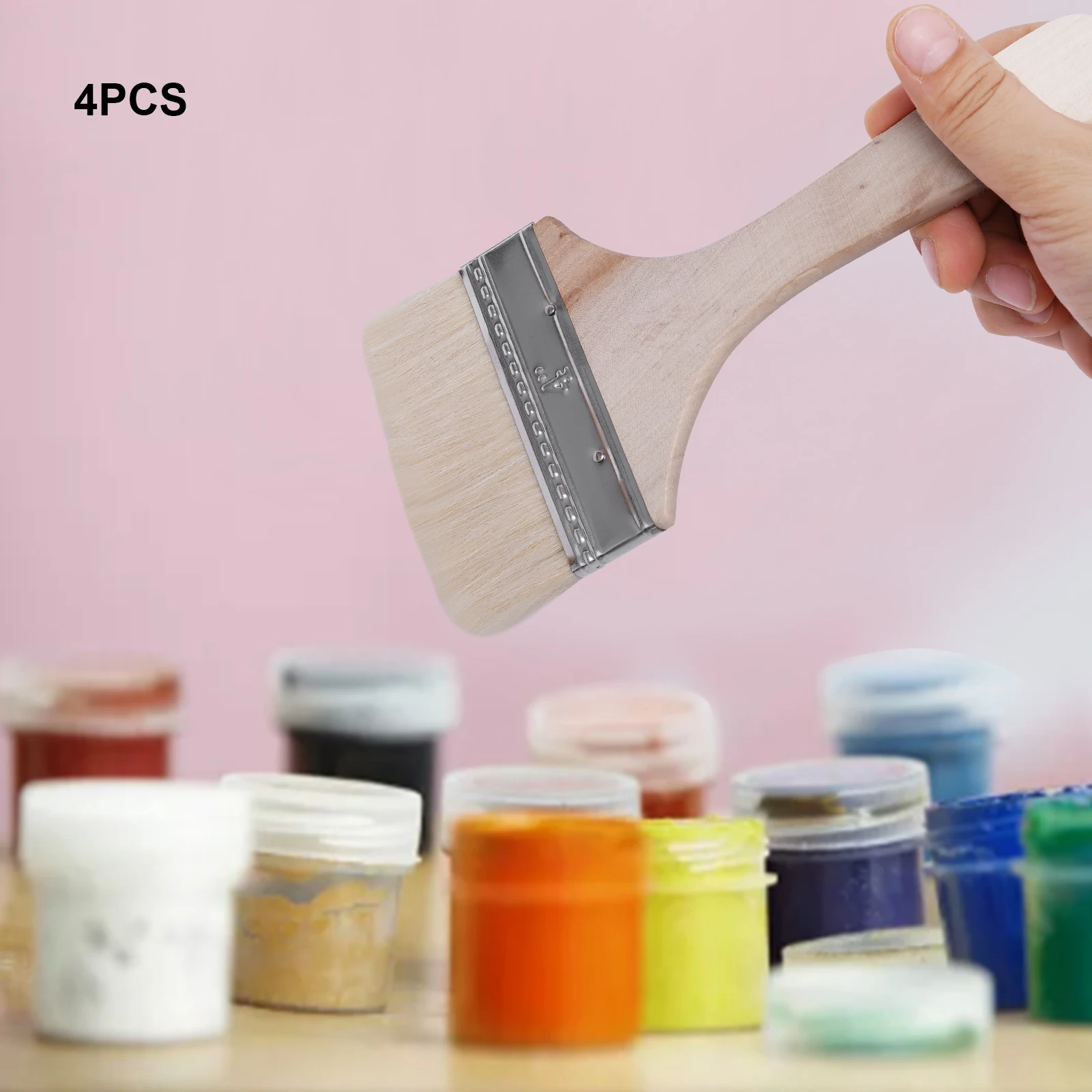 Pro Grade Verfborstels, Variety Hoek Verfborstels, 4 Pack