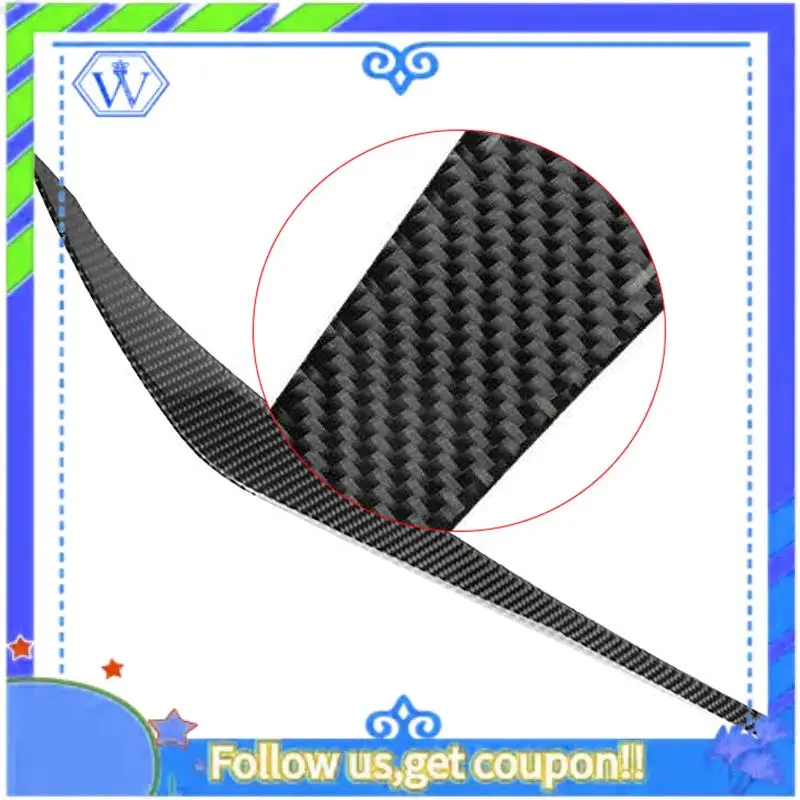 

M46K-Pair Car Headlight Eyebrow Point Molding ABS Decoration Trim Cover For Hyundai Elantra AD 2016-2018 Car Styling Sticker