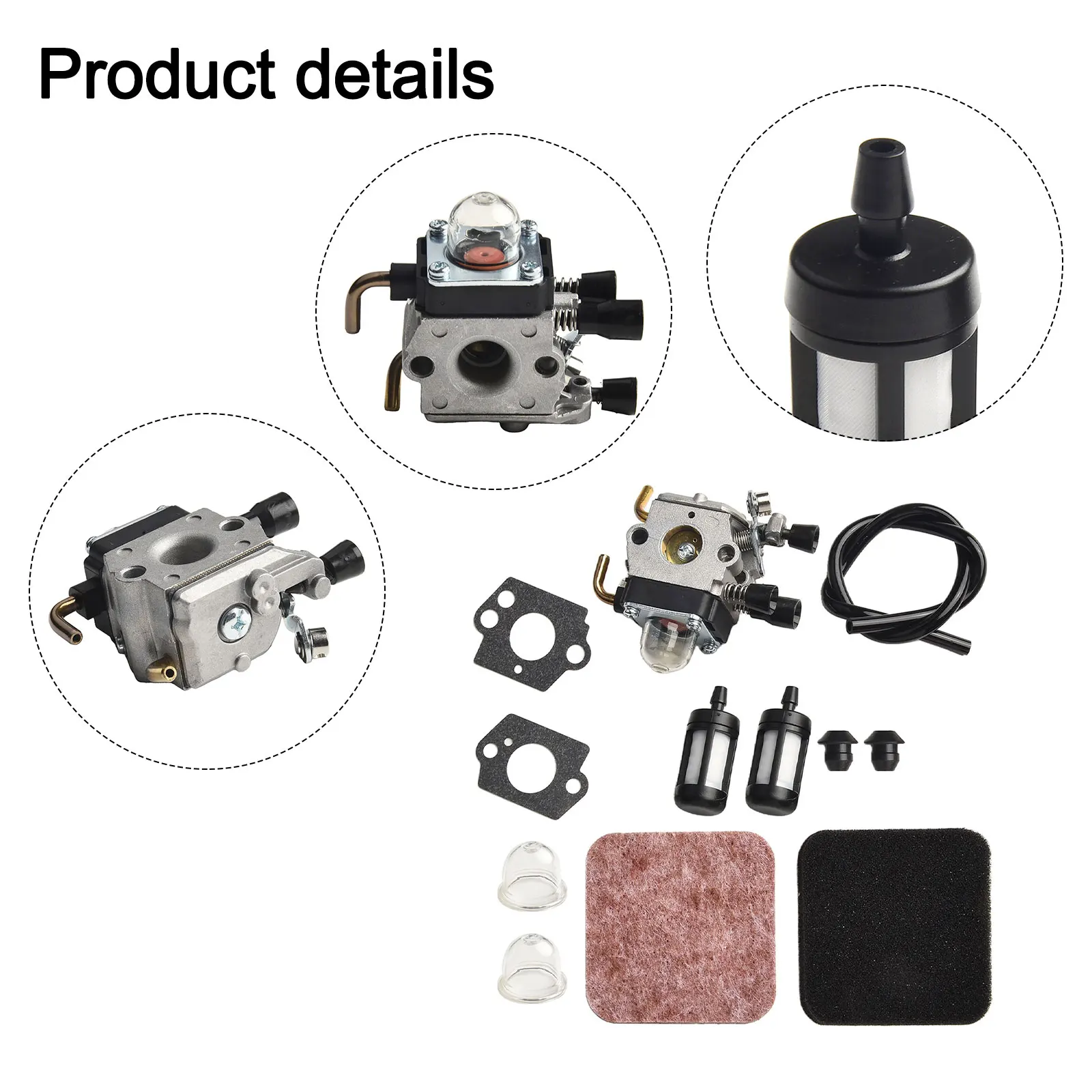 Mistura de Combustível Perfeitamente Balanceada com Carburador FS80R para STHIL KM80 KM85 KM85R Kombi Motor HT70 HT75 Podador de Galhos