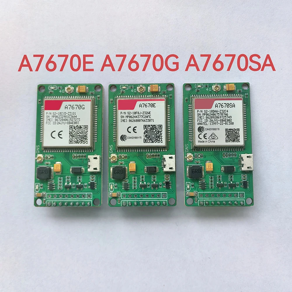 For Latin North America NZ/AU Bands A7670SA 4G Cat 1 with GSM GPS Module With Development Core Board
