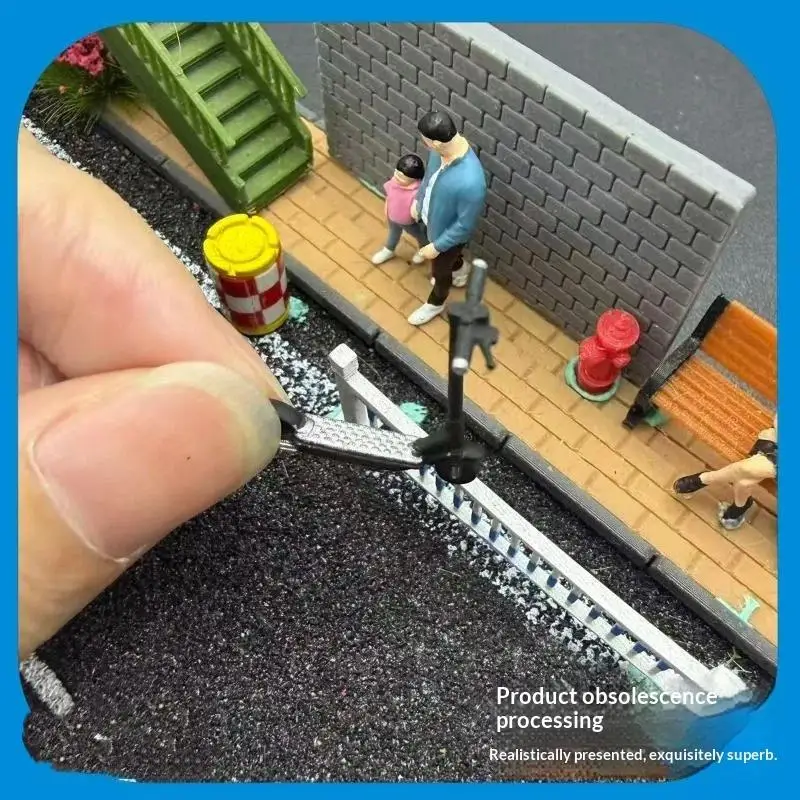 1:64 Maßstab Mini-Scooter Ausstellungsmodell Hochsimuliertes Diorama-Requisit Sammlerstück zur Szenengestaltung als Geschenk – Detail 8