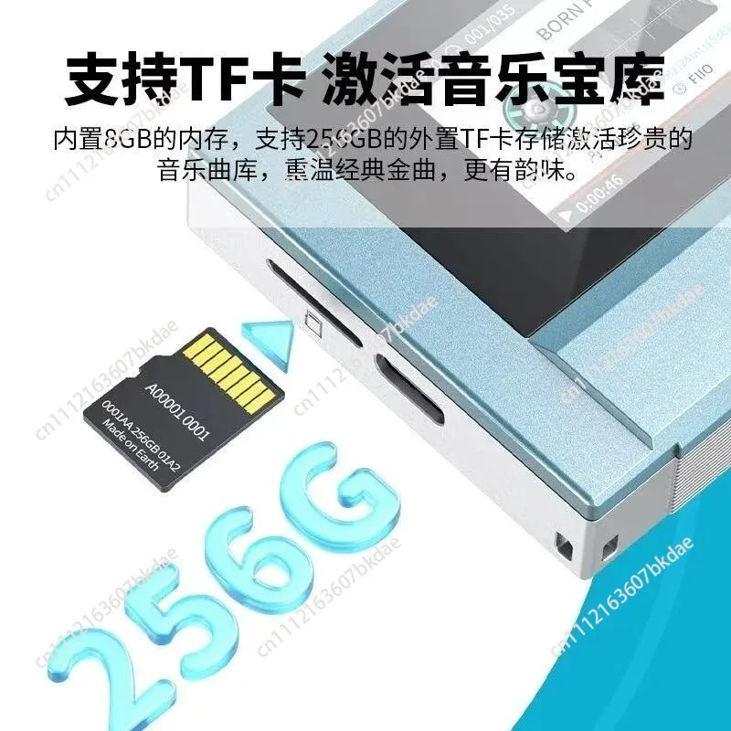 Mini Wireless Bluetooth Mp3 Mini Walkman 8GB Custom Support Dsd Retro Portable Bluetooth Player Music Gift