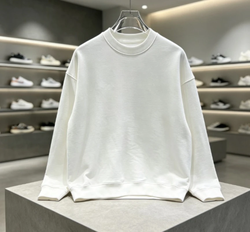 New fall winter hoodie long-sleeve unisex base layer top for men women, comfort soft breathable casual daily wear.