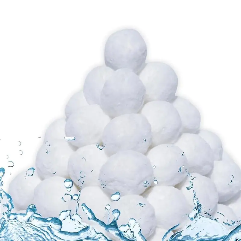 Superior-For Swimming Pool Sand Filter Replacement Parts- 1.54 Lbs Lightweight Reusable Filter Balls(For 50 Lbs)