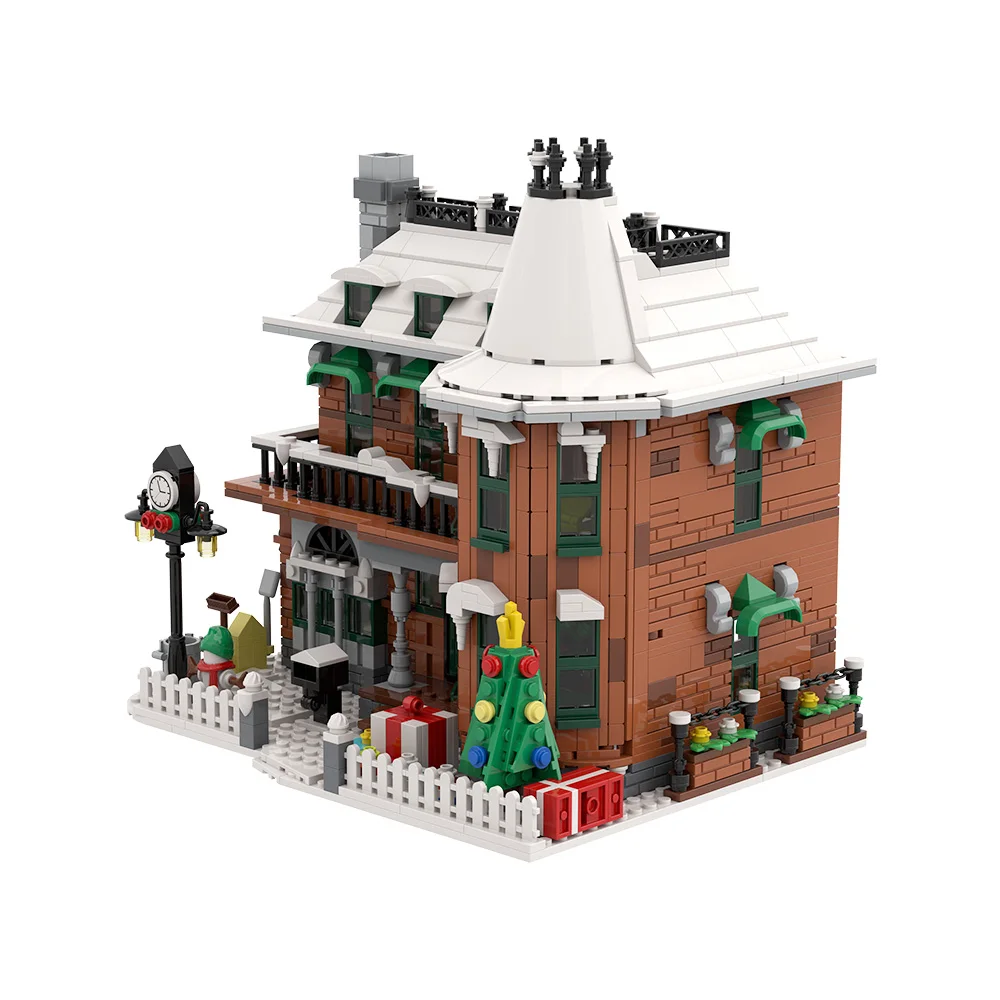 Gobricks MOC È una meravigliosa vita Case Building Block Modello Negozio di Natale Architettura Mattoni creativi Assemblaggio Giocattoli Regali