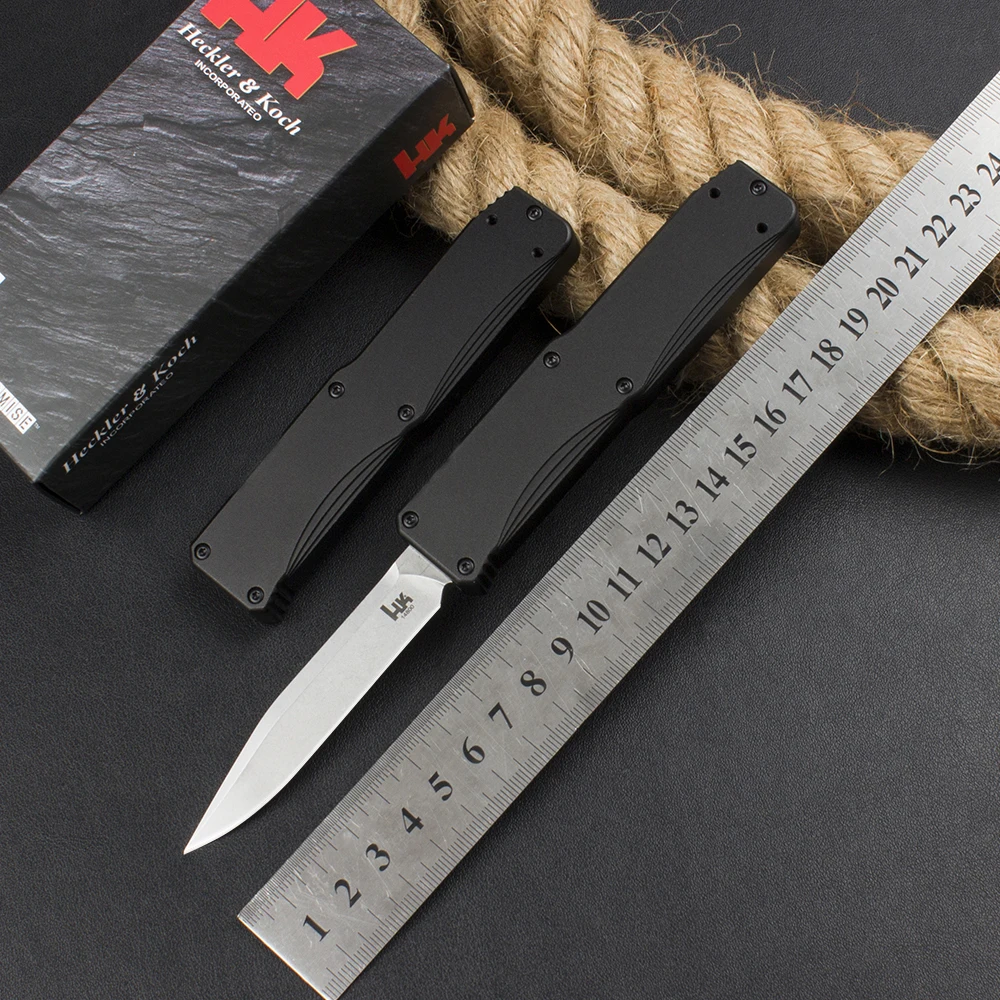 

HK 14800 EPIDEMIC Pocket Knife D2 Steel Blade 6061 T6 aluminum alloy + anodized Handle Camping Outdoor EDC Tool