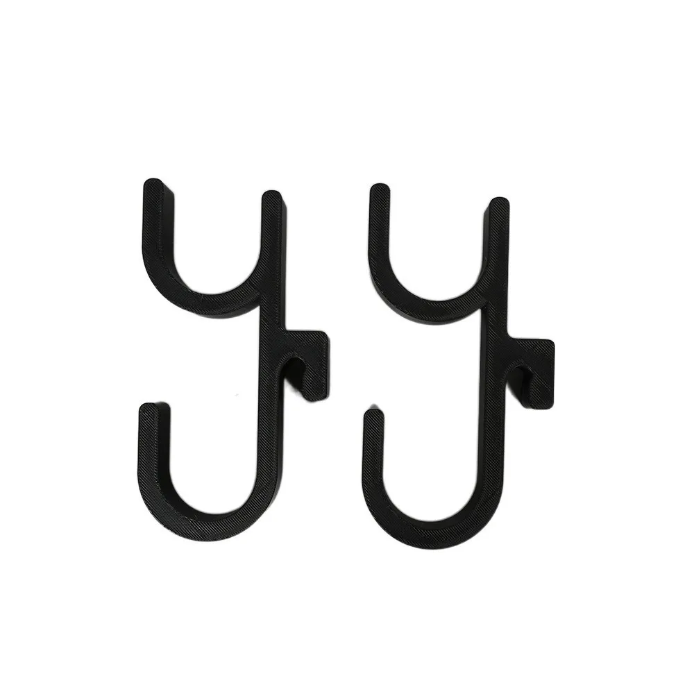 

2Pcs Single/Double Hook Car Umbrella Hooks Vertical Suspension Anti-tilt Car Umbrella Holder No Drilling