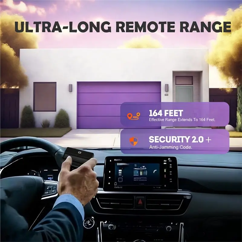 For 372LM 370LM 950D 953D 956D 139.18191 139.18192 Compatible Garage Door Remote Control 371LM 2Pcs 315Mhz-【A74Z Miuai】