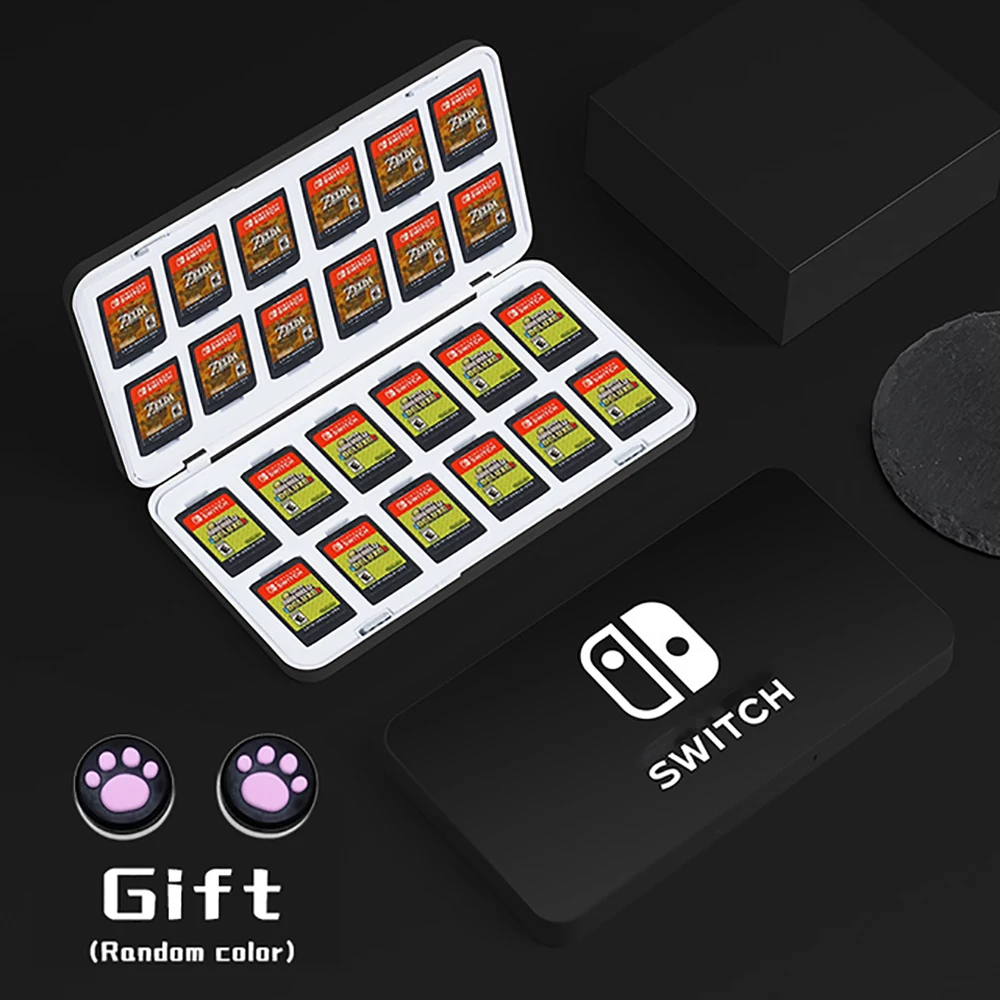 Custodia per carte 24 in1 custodia per carte custodia per carte da gioco Switch scatola per cartucce magnetiche in plastica per Nintendo Switch NS