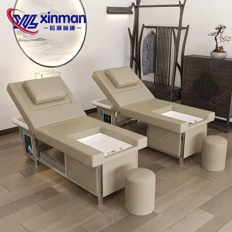 Massage Beauty salon Shampoo  Special foot therapy  Electric lifting foot massage Hair salon Shampoo bed