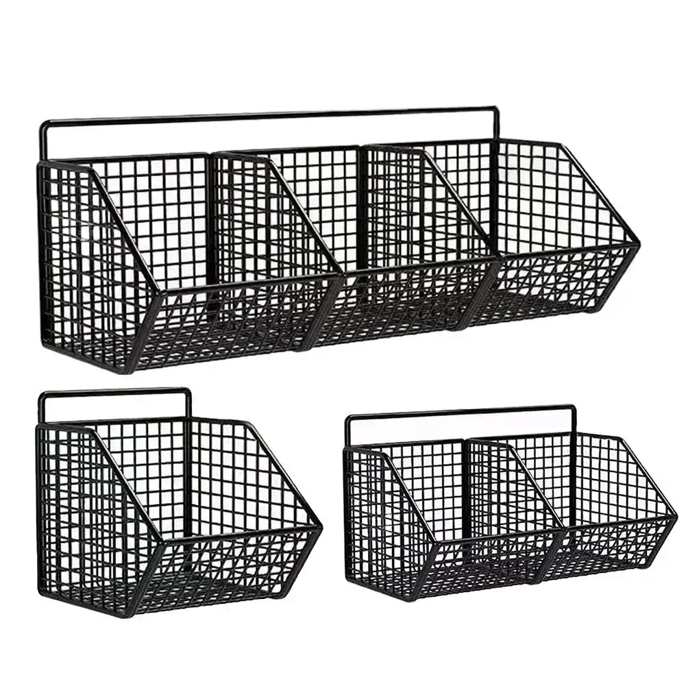 Wall Mounted Kitchen Storage Basket Image 9