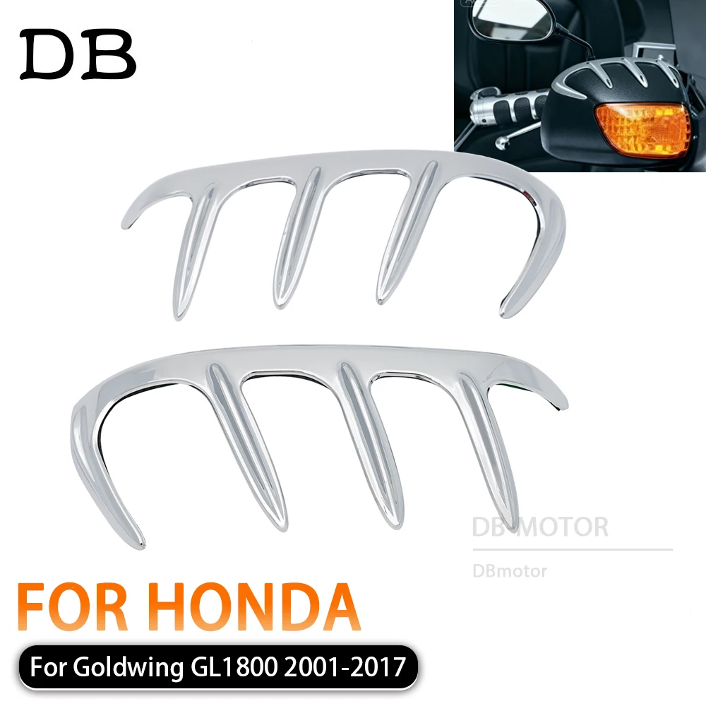 Bear Claw Mirror Accents Trims Covers For Honda Goldwing GL 1800 Gold Wing GL1800 2001 - 2017 Motorcycle Acsessories Accessory