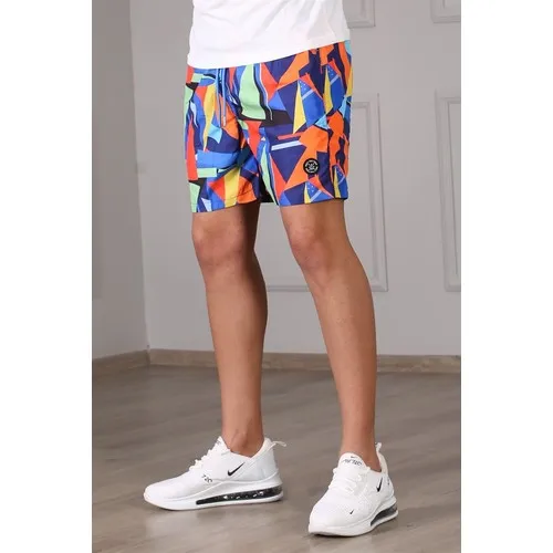 Madmext Navy Blue Male Sea Shorts 5073