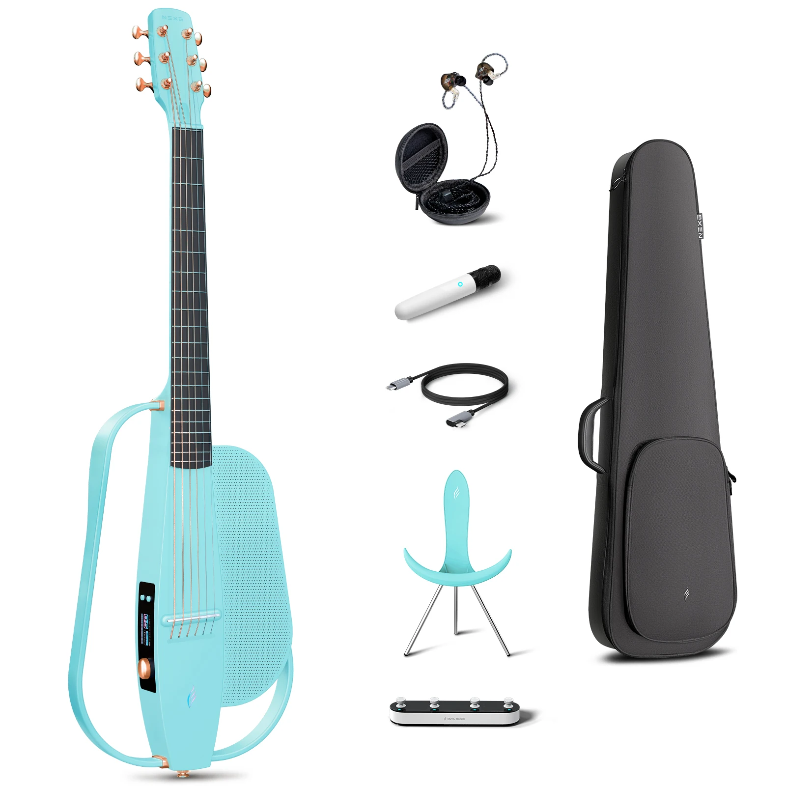 Enya NEXG 2 All-in-One Smart Audio Guitar Acoustic-Electric Carbon