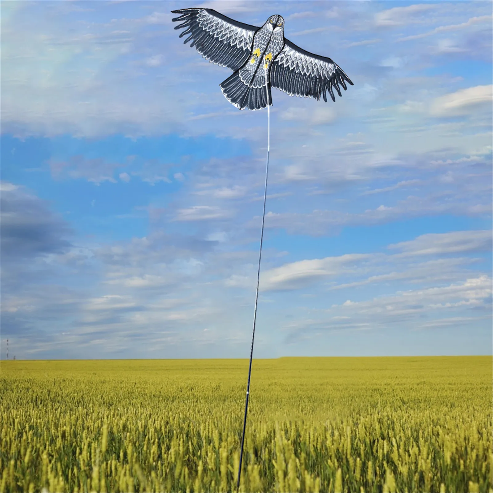 Emulation Flying Drive Bird Kite Light Weight Easy to Assemble Bird Kite for Garden Yard Farm