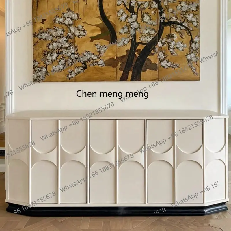 

Французский боковой шкаф, входной шкаф для хранения вещей, итальянский скандинавский боковой шкаф для хранения вещей, современный и простой